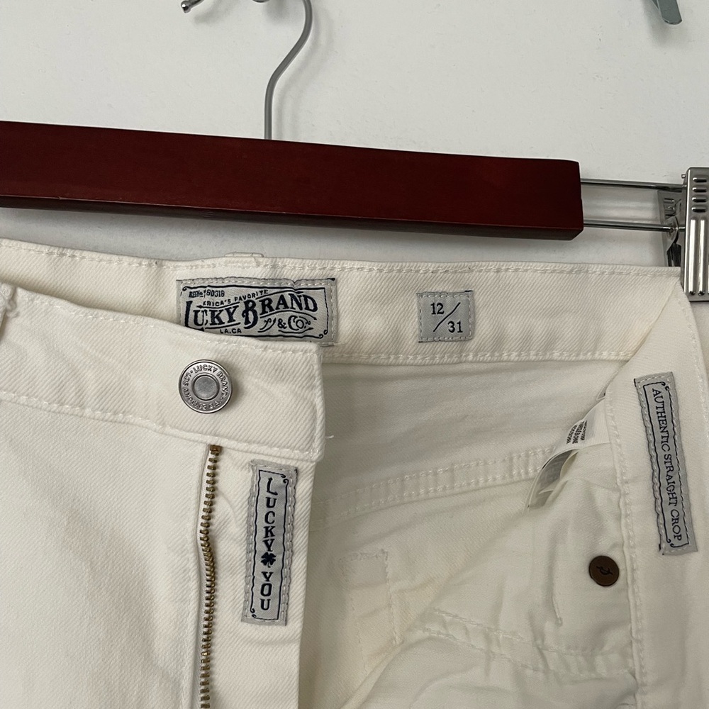 Lucky Brand Women's Cream Jeans - Picture 3 of 5